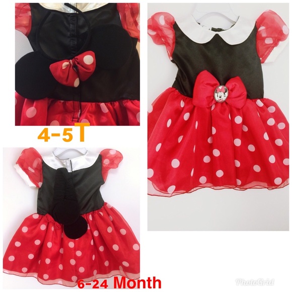 Disney Junior Minnie Toddlers Girls Dress New - Picture 4 of 8